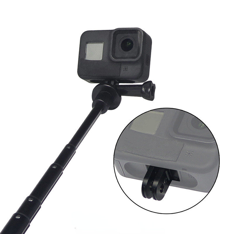 Metalinis trikojo tvirtinimo adapteris, skirtas GoPro Max GoPro Hero 10 9 Hero 8 tvirtinimo pagrindas veiksmo kamerai 1/4 colio skylės trikojo vienkojų adapteris