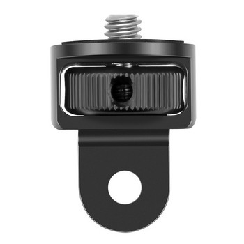 Алуминиева сплав 1/4-инчов винтов адаптер за статив Въртящ се на 360 монтажен държач за Go Pro 12 11 10 9 Insta-360 X3 X4 Аксесоари за камера