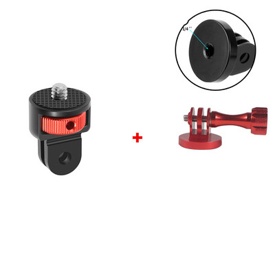 Alumiiniumisulamist 1/4-tolline kruviga statiiviadapter 360 pöörleva kinnituse hoidik Go Pro jaoks 12 11 10 9 Insta-360 X3 X4 kaameratarvikud