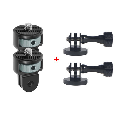Alumiiniumisulamist 1/4-tolline kruviga statiiviadapter 360 pöörleva kinnituse hoidik Go Pro jaoks 12 11 10 9 Insta-360 X3 X4 kaameratarvikud