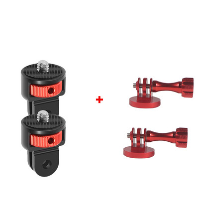 Alumiiniumisulamist 1/4-tolline kruviga statiiviadapter 360 pöörleva kinnituse hoidik Go Pro jaoks 12 11 10 9 Insta-360 X3 X4 kaameratarvikud