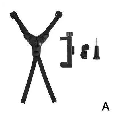 Motociklistička kaciga Držač za remen za bradu s kopčom za telefon Kompatibilan za GoPro Hero 5/6/7 Akcijska sportska kamera Držač za cijelo lice