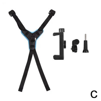 Motociklistička kaciga Držač za remen za bradu s kopčom za telefon Kompatibilan za GoPro Hero 5/6/7 Akcijska sportska kamera Držač za cijelo lice