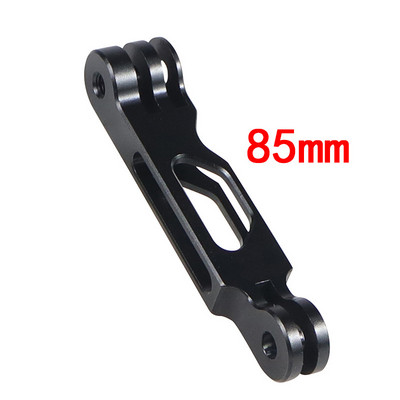 Gopro piederumiem CNC sakausējuma pagarinājuma stabs, alumīnija stiprinājuma ķiveres roka, pašbildes nūja Go Pro 11 Xiaomi Yi DJI darbības kamerai