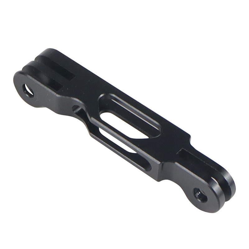 Gopro piederumiem CNC sakausējuma pagarinājuma stabs, alumīnija stiprinājuma ķiveres roka, pašbildes nūja Go Pro 11 Xiaomi Yi DJI darbības kamerai