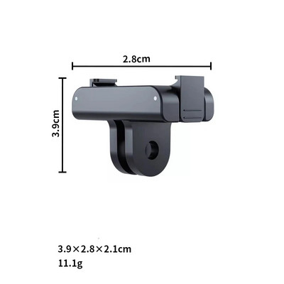 Za DJI Osmo Action4 Dodatna oprema Magnet Base Mount 1/4 Adaper Interface Magnetski konektor za stativ za Dji Action 3 2 kameru