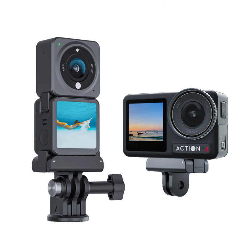 DJI Osmo Action4 Tartozékokhoz Mágneses talpra szerelhető 1/4 adapter interfész mágneses állvány csatlakozó Dji Action 3 2 kamerához