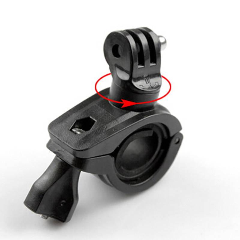 Περιστροφή 360 μοιρών ποδηλάτου ποδηλάτου ποδηλάτου μοτοσυκλέτας Χειρολαβή βάση στήριξης για Gopro Hero11 10 9 8 7 Αξεσουάρ κάμερας SJCAM