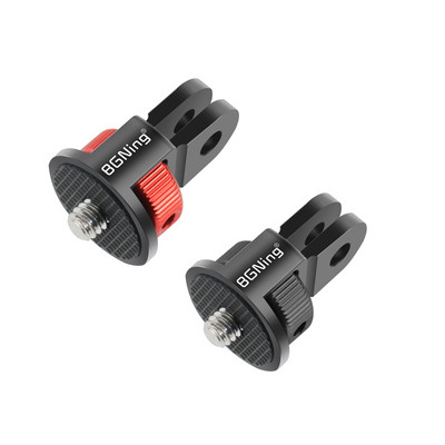 BGNING 360 Περιστρεφόμενη 1/4 ιντσών Βίδα προσαρμογέα Mini Tripod Mount CNC για GoPro Hero 11 10 5 Για κάμερα Insta360 ONE X3 X2 Xiaomi 4K