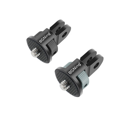 BGNING 360 Περιστρεφόμενη 1/4 ιντσών Βίδα προσαρμογέα Mini Tripod Mount CNC για GoPro Hero 11 10 5 Για κάμερα Insta360 ONE X3 X2 Xiaomi 4K