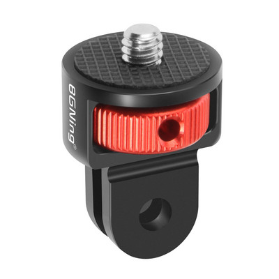 BGNING 360 Περιστρεφόμενη 1/4 ιντσών Βίδα προσαρμογέα Mini Tripod Mount CNC για GoPro Hero 11 10 5 Για κάμερα Insta360 ONE X3 X2 Xiaomi 4K