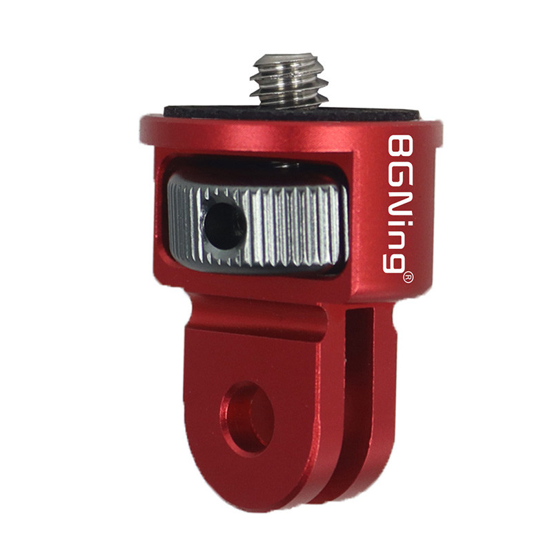 BGNING 360 Περιστρεφόμενη 1/4 ιντσών Βίδα προσαρμογέα Mini Tripod Mount CNC για GoPro Hero 11 10 5 Για κάμερα Insta360 ONE X3 X2 Xiaomi 4K
