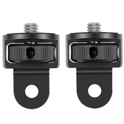 360 grozāms 1/4 collu skrūvējams pārveidotāja statīva adapteris Gopro 12 11 10 9 8 Insta360 X4 X3 GO3 darbības kameras monopoda stiprinājuma piederumi