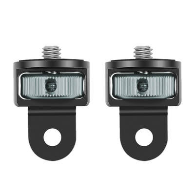 360 grozāms 1/4 collu skrūvējams pārveidotāja statīva adapteris Gopro 12 11 10 9 8 Insta360 X4 X3 GO3 darbības kameras monopoda stiprinājuma piederumi