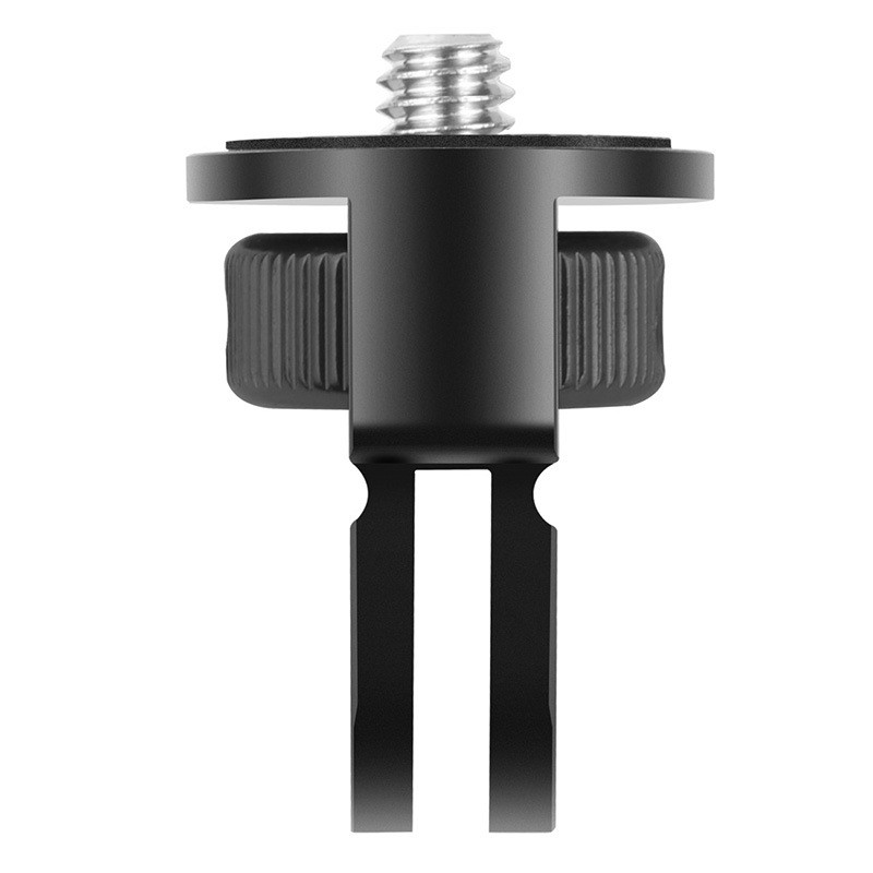 360 grozāms 1/4 collu skrūvējams pārveidotāja statīva adapteris Gopro 12 11 10 9 8 Insta360 X4 X3 GO3 darbības kameras monopoda stiprinājuma piederumi