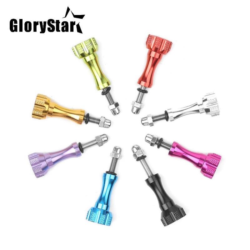 Alumīnija sakausējuma uzgrieznis, skrūvējams stiprinājums GoPro Hero fusion max Xiaomi Yi Lite 4K SJCAM SJ7 H9 Sony, kas paredzēts Go Pro osmo piederumam