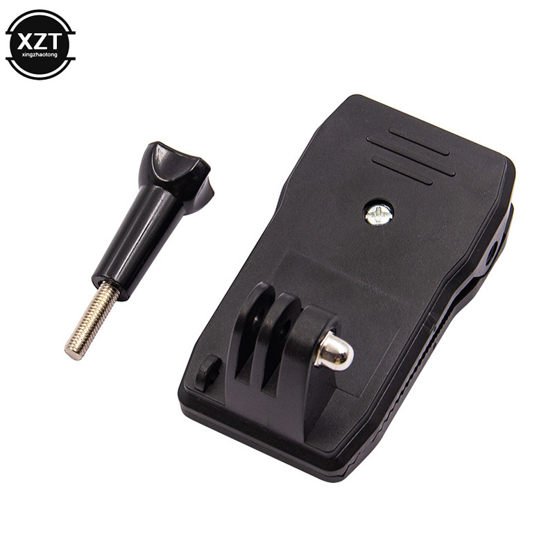 360 grādu rotācijas cepures jostas mugursomas skavas stiprinājums Gopro Hero 4 Session/4/3+/ Hero 3/2 slēpošanas darbības kameras piederumi