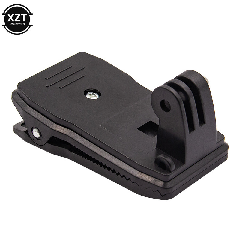 360 grādu rotācijas cepures jostas mugursomas skavas stiprinājums Gopro Hero 4 Session/4/3+/ Hero 3/2 slēpošanas darbības kameras piederumi