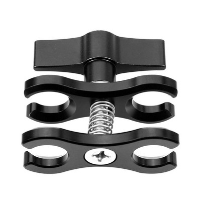 CNC leptir stezaljka 2 3 Nosač ronilačke svjetiljke s otvorenim rupama Konektor za tronožac Adapter za montiranje na kuglastu glavu za GoPro sportsku SLR kameru