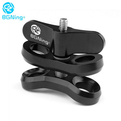 CNC leptir stezaljka 2 3 Nosač ronilačke svjetiljke s otvorenim rupama Konektor za tronožac Adapter za montiranje na kuglastu glavu za GoPro sportsku SLR kameru