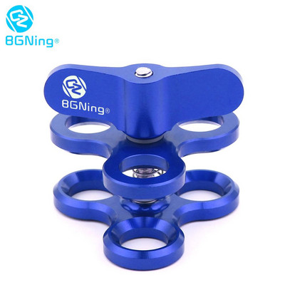 CNC leptir stezaljka 2 3 Nosač ronilačke svjetiljke s otvorenim rupama Konektor za tronožac Adapter za montiranje na kuglastu glavu za GoPro sportsku SLR kameru