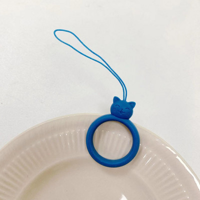 2023. gada jauns modes mobilā tālruņa korpuss Sling Cat Silikona gredzens Sling Short Animal Cartoon Key Sling スマホ ショルダーストラップtālruņa šarmu siksniņa