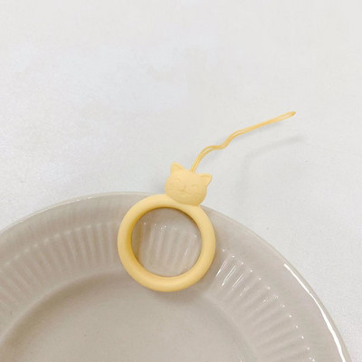 2023. gada jauns modes mobilā tālruņa korpuss Sling Cat Silikona gredzens Sling Short Animal Cartoon Key Sling スマホ ショルダーストラップtālruņa šarmu siksniņa