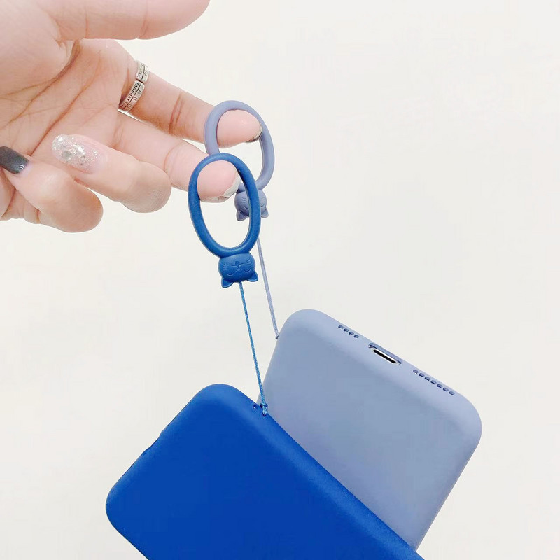 2023. gada jauns modes mobilā tālruņa korpuss Sling Cat Silikona gredzens Sling Short Animal Cartoon Key Sling スマホ ショルダーストラップtālruņa šarmu siksniņa