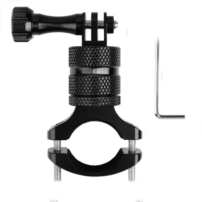 Για τιμόνι κάμερας βάσης ποδηλάτου Περιστροφή 360 μοιρών Βάση κάμερας ποδηλάτου για ποδήλατο βουνού/μοτοσικλέτα για Gopro Hero 12 11 10 9