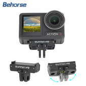 Adaptor magnetic pentru DJI Osmo Action 4/3/2 Placă pliabilă cu eliberare rapidă pentru accesorii de extindere a camerei DJI Action 4