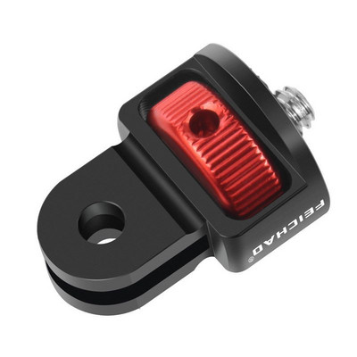 Universāls 360 grozāms 1/4 collas skrūvējams pārveidotāja mini statīva adapteris Gopro 12 11 10 9 8 7 Insta360 One X X2 X3 R darbības kamerai