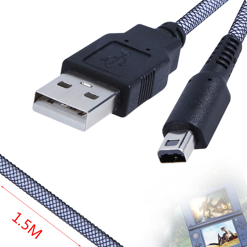 2 u 1 sinkronizacija podataka Punjenje USB kabel za napajanje Žičani punjač za Nintendo DSi NDSI 3DS 2DS XL/LL Novi 3DSXL/3DSLL 2dsxl igra Power Line