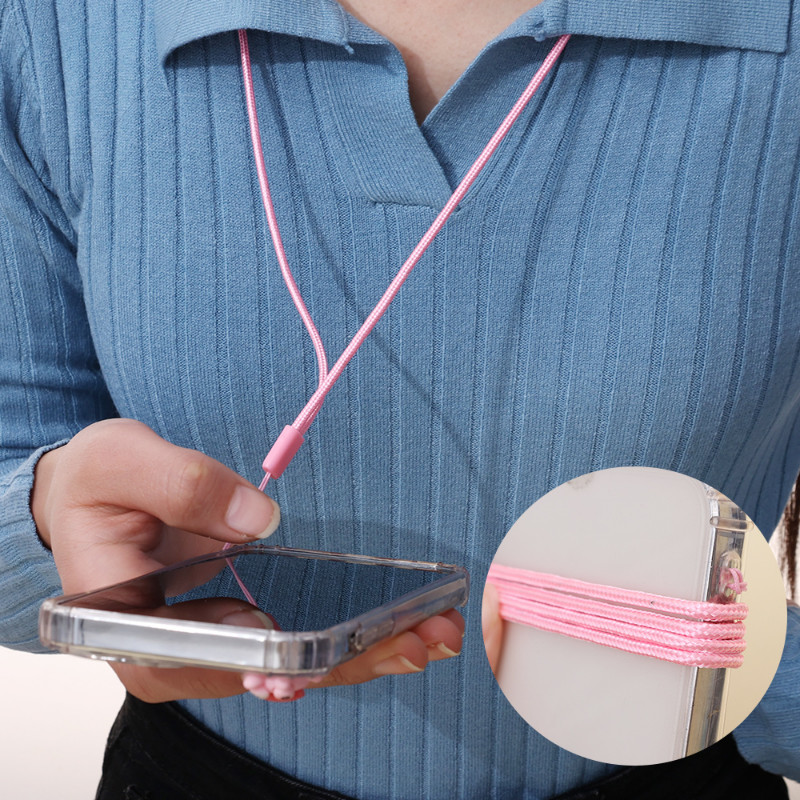 Snur pentru telefon mobil Rotundă frânghie gât Cameră agățată MP3 MP4 Player Iphone Samsung Millet pentru muncă Snur din nailon anti-pierdere