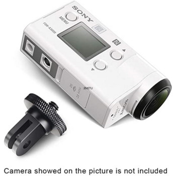 Βάση προσαρμογέα Mini Tripod από κράμα αλουμινίου 1/4 ιντσών για GoPro Hero 10 9 8 7 6 5 4 Black Sjcam M10 Xiaomi Yi 4K Eken Action Cameras