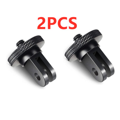 Alumíniumötvözet 1/4 hüvelykes mini állványadapter-tartó GoPro Hero 10 9 8 7 6 5 4 Fekete Sjcam M10 Xiaomi Yi 4K Eken akciókamerákhoz