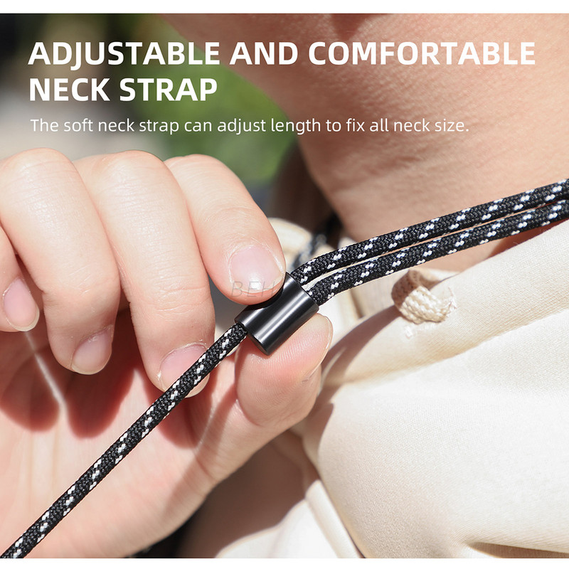 Magnētisks stiprinājuma statīvs ar auklu priekš GOPRO DJI OSMO ACTION 3 2 INSTA360 POCKET FIMI sērijas kakla siksnas darbības kameru piederumi