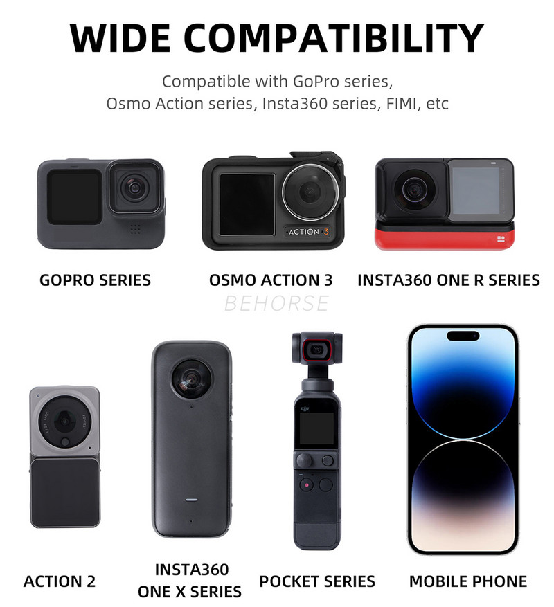 Magnētisks stiprinājuma statīvs ar auklu priekš GOPRO DJI OSMO ACTION 3 2 INSTA360 POCKET FIMI sērijas kakla siksnas darbības kameru piederumi