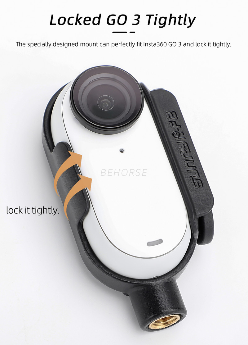 GO 3 daudzfunkcionālā stiprinājuma adaptera paplašināšanas kronšteina paplašināšanas ātrās atbrīvošanas darbības kameras piederumi Insta360 GO 3