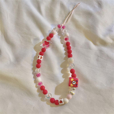 Ornament pentru aparat de fotografiat Breloc Ccd din rășină Accesorii pentru telefon mobil Lanț cu mărgele Lanț cheie Varietate de stiluri Lanț cu mărgele Ccd Drăguț