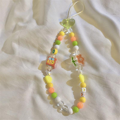 Ornament pentru aparat de fotografiat Breloc Ccd din rășină Accesorii pentru telefon mobil Lanț cu mărgele Lanț cheie Varietate de stiluri Lanț cu mărgele Ccd Drăguț