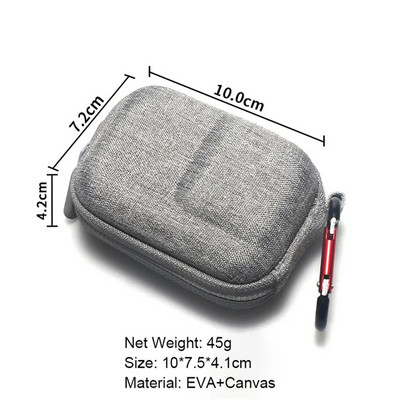 1PC Mini zaštitna torba za pohranu za Dji Osmo Action 4/3 prijenosnu mini kutiju za sportsku kameru Vodootporna zaštitna torbica Dodaci