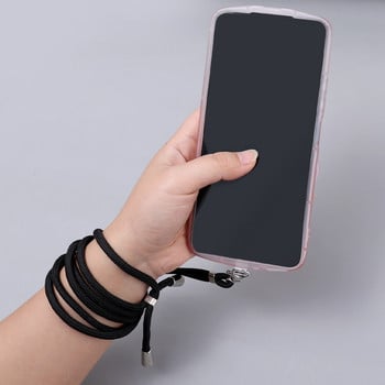 Universal Patch Αντι-χαμένο καλώδιο λαιμού Κάρτα κινητού τηλεφώνου Κρεμαστά λουράκια θήκης πρόσδεσης ασφαλείας για Iphone χιαστί λουράκι κορδόνι