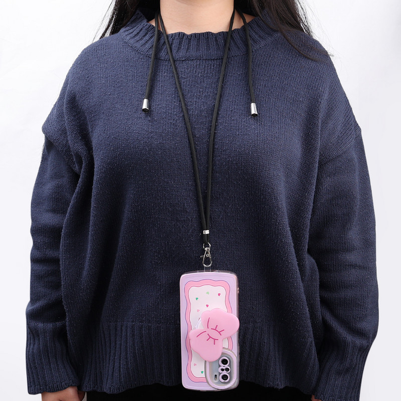 Univerzális Patch Elvesszést gátló nyakzsinór mobiltelefon-kártya akasztós biztonsági heveder tokszíjak Iphone Crossbody pánthoz