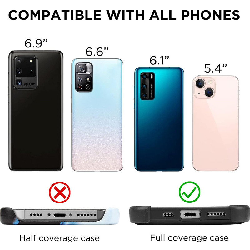 Univerzális Patch Elvesszést gátló nyakzsinór mobiltelefon-kártya akasztós biztonsági heveder tokszíjak Iphone Crossbody pánthoz