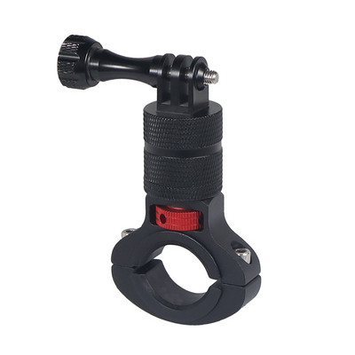 Pastiprināts velosipēda stūres stiprinājums 1/4 skrūves metāla priekš GoPro 11 Insta360 darbības kamerai mobilā tālruņa velosipēda motocikla turētājs