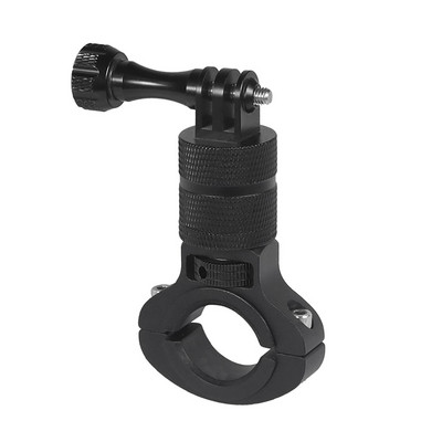 Pastiprināts velosipēda stūres stiprinājums 1/4 skrūves metāla priekš GoPro 11 Insta360 darbības kamerai mobilā tālruņa velosipēda motocikla turētājs