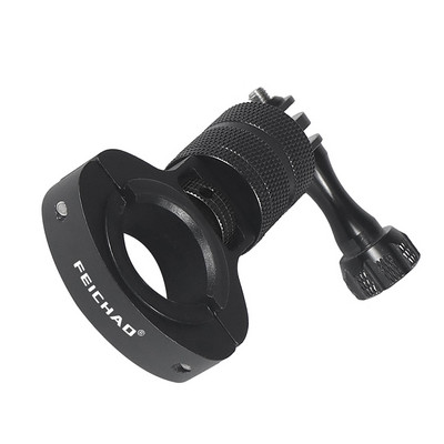 Pastiprināts velosipēda stūres stiprinājums 1/4 skrūves metāla priekš GoPro 11 Insta360 darbības kamerai mobilā tālruņa velosipēda motocikla turētājs