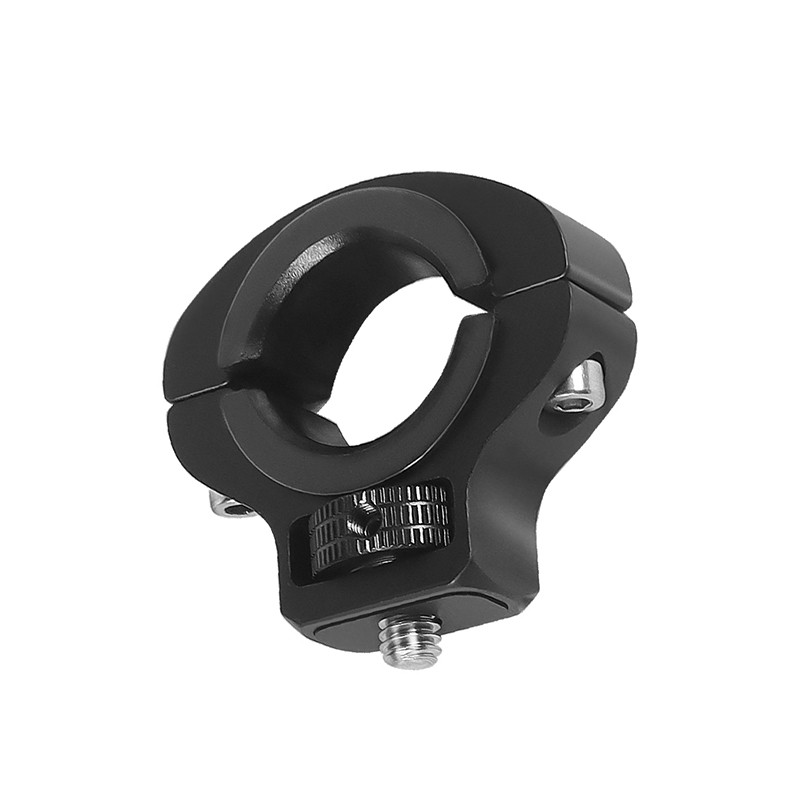 Pastiprināts velosipēda stūres stiprinājums 1/4 skrūves metāla priekš GoPro 11 Insta360 darbības kamerai mobilā tālruņa velosipēda motocikla turētājs
