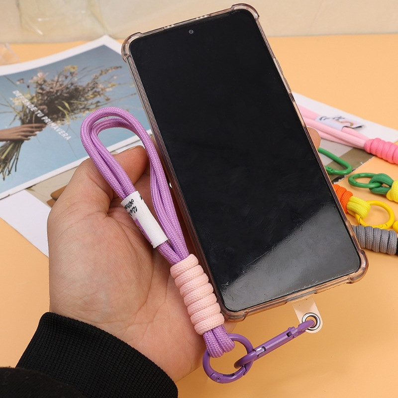 Universāla tālruņa aukla ar piesietu plāksteri, pīts pret pazaudēšanu, īsa plaukstas piekārta virve Rokas aproce Tālruņa šarmu siksnas somas piekariņi