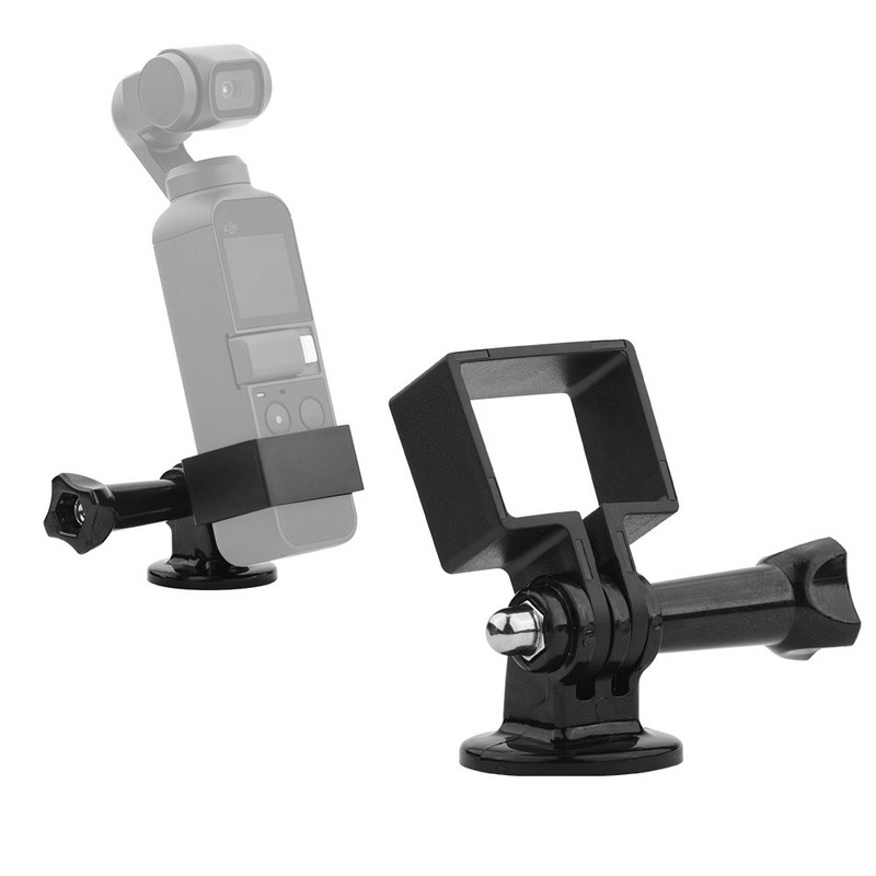 Osmo Pocket Tartozékokhoz Védővédő tok meghosszabbítása + hosszú csavaros 1/4 állványadapter talprögzítő DJI akciókamerához